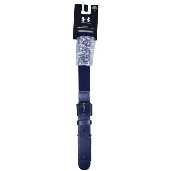 Under Armour Youth 41" Adjustable Baseball Belt One Size Fits All Navy - Picture 1 of 7